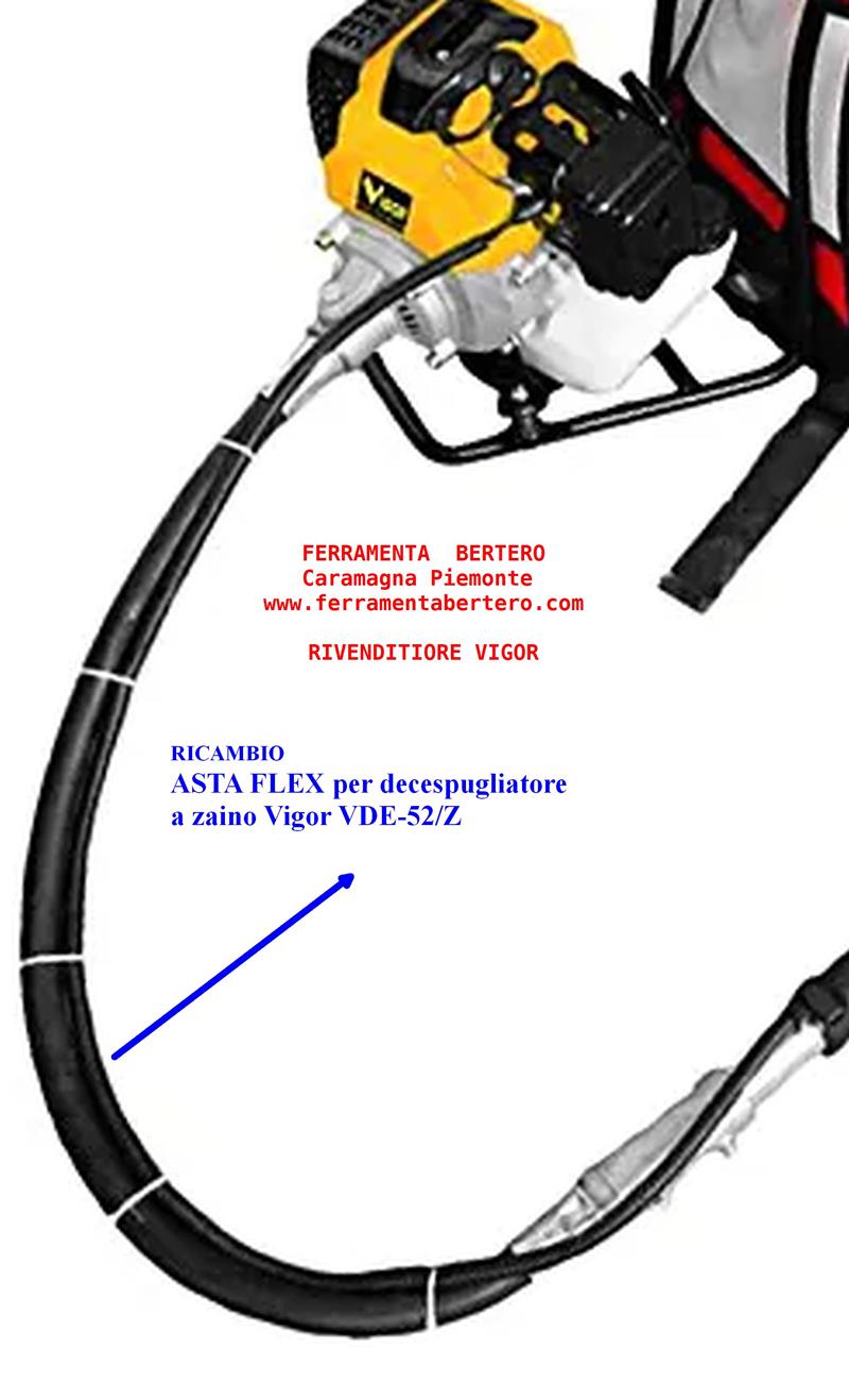 VIGOR RICAMBIO ASTA FLESSIBILE PER VDE-52 Z